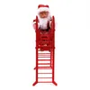 Christmas Decorations Accessories Santa Clause Ladder Ornament Decorative Artware Desktop Decor For Home Shops