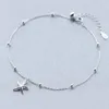 Anklets Bohemia Summer Style Authentic 925 Sterling Silver Fashion Sea Star Charm Anklet For Women S925 Ankle Bracelet Adjustable Length