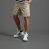 Casual Shorts Men White Summer Streetwear Knee Length Bermuda Shorts Fashion Flat Front Cotton Breath Cool Soft