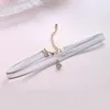 Choker mode Koreaans stijl kant voor vrouwen meisjes schattige strass ronde brede fluweel ketting nek kraag sieraden geschenken fs60