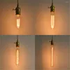 Filamento t125 t185 t225 t300 vintage edison bulb e27 luz incandescente retro para sala de estar lâmpada de jantar