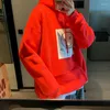 Männer Hoodies 2022 Männer Verdickte Gedruckt Mit Kapuze Baumwolle Casual Kleidung 3d Druck Pullover Übergroßen Sweatshirts Schwarz/rot Farbe mäntel