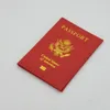 Cute USA Passports Cover Business Card Files Women Pink Travel Passport Holder American Covers for passport Girls Case Pouch Pasport SN6812