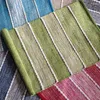 Carpets Thin Hand-Woven Washable Non-Slip Carpet Rectangle Striped Pattern Bath Rug For Bedroom Living Room Home Decorator Floor