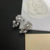 Nieuwe designer klassieke sieradensets Strass Camellia ketting armband ring voor vrouwen mode-feest sieraden cadeau