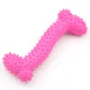 Dog Toys Pet Toy Lovely Rubber Pet-Dog Bone Bite Resistant Teeth Cleaning Chew-Toy 3 Bright colors SN6813