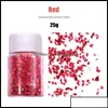 Decorazioni per nail art Gram Crushed Glass Irregar Stone Chunky Paillettes Iridescenti Topscissors Otpwm