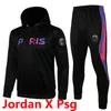 Fußball-Sets/Trainingsanzüge 21/22/23 PSGS Trainingsanzug Hoodie Survêtement 2021 2022 2023 Psgs Herren Chandal Futbol Trainingsanzug Fußballjacke Fußball-Set Erwachsenen-Set