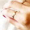 Cluster Rings 14K Gold Filled Disc Jewelry Knuckle Ring Mujer Boho Bague Femme Women