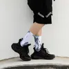 Herrstrumpor Fashion Marbling Tie-Dye Sockings Cotton Colorful Harajuku Skateboard Funny Hiphop Soft Happy Men and Women 40-46 Yard