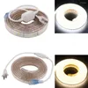 Strips LED Strip Light US 110V Waterproof Tape Diode SMD2835 264Leds/m Lights Super Bright Flexible Ribbon Stripe Fita De