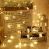 Juldekorationer USB/Battery Power Star Led Garland Lights Fairy String Waterproof Outdoor Lamp Holiday Wedding Party