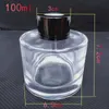 50ml 100ml 150ml 200ml Clear Aromatherapy Glass Bottle Empty Room Aroma Reed Diffuser Round Luxury Home Decoration 1511 D31068655