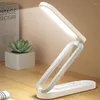 Tafellampen opvouwbare LED -bureaulamp USB oplaadbaar draagbaar voor kinderen Reading slaapkamer Office Night Light