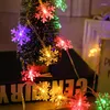 Stringhe LED Luci stringa impermeabili Scintillio Fata della neve Illuminazione Decorazione per albero di Natale Giardino a batteria 1M / 3M / 4M 40Led