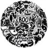 Autocollants d'halloween en vinyle imperméables, 50 pièces, mignons, pour ordinateur portable, enveloppes de bouteille d'eau, artisanat, Scrapbooking