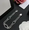 Braccialetti con ciondoli unisex con doppia lettera Designer Moda Donna Braccialetti Cuba Personalità Coppie Pendenti Bracciale Regalo di San Valentino
