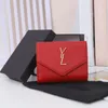 Stylish Genuine Leather Wallets Women Letter Designer Purses Ladies Envelope Purses Pouch Card Holder With Box