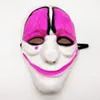 PVC Halloween Mask Scary Clown Party Mask Payday 2 for Masquerade Cosplay Halloween Mornible Masks GCB15990