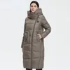 Женские траншевые пальто 2022 Winter Down Jacket Женщины густые толстые пальто.