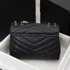 S Women Designers Loulou Bags 2022 Leather Crossbody Bag Classic Shoulder Handbags Imation Fashion Original Messenger Black Clutch NC7F