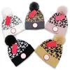 Mode brief gebreide hoeden Canada Pompon Beanies Designer Fur Pom Skull Caps Bonnet Women Girls Girls hoed hoed trendy breien cap warme oor muff 5 kleuren