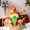 Luce natalizia Gnomo Decorazione Barba verde Svedese Santa Tomte Peluche Bambola Albero di Natale Ornamenti appesi GWB15961
