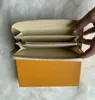 2022 Moda donna pochette portafoglio portafoglio in vera pelle portafogli con cerniera singola borsa da donna classica lunga da donna con carta scatola arancione 60017