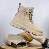 Canvas Mens Boots Board Board Shoes Fashion Summer Heathable Thin Men Casual Canvas Кожаная поверхность резиновая резиновая подошва подошвы 39-44 Khaki Black 222