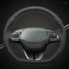 O volante do volante tampa o carro travando na capa para Elantra 4 2022 IONIQ 2022-2022 Auto-trança-estilo