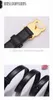 Fashion Smooth Buckle triomphe belt Retro Design Thin Waist Belts for Men Womens Width 2.5CM Genuine Cowhide 3 Color Optional