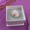 Spille Spilla Fiore Margherita Ape Colore Oro Rosa Strass Per Donna Spilla Accessori Abbigliamento Regalo 40 mm X 1 Pezzo