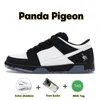 2024 Panda Pigeon Running Shoes Panda Baixo Cinza Nevoeiro Universidade Azul Varsity Verde Dia dos Namorados Médio Curry Chicago Coast Syracuse Sapato ao ar livre