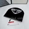 Diseñador clásico unisex Sombreros Gorro de algodón de punto Hombres Mujeres Para el invierno Tejido transpirable Simple Cálido Sólido Casual Señora Gorros Moda Chicas