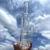 Cool Glass Bong Hookah da 14 pollici in linea scientifica in linea e doccia in vetro Acqua di fumatori Accessori fumatori.