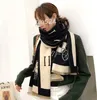 Pashmina della sciarpa invernale per designer Donne classiche della moda calde la moda imitato in lana in lana in avvolgimento a scialle lungo 180 cm