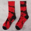 Herrstrumpor Fashion Marbling Tie-Dye Sockings Cotton Colorful Harajuku Skateboard Funny Hiphop Soft Happy Men and Women 40-46 Yard