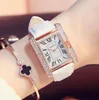 Wristwatches Square Watch Ladies Belt Fashion Waterproof Simple Atmosphere Quality Mechanical High-end Sense Of Quartz