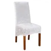 Chair Covers Removable Home El Luxury Velvet Stretch Elastic Restaurant Dining Room Stretchable Cover Seat Protector