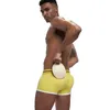 Body Shapers pour hommes Enhancer complet de la hanche pour hommes Sous-vêtements sexy U Coussin Coupe Faux Rembourrage Fesses Coton Boxer Shorts Fitness Lowwaist