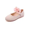 Flatskor flickor barn bröllop prinsessan skola sko barn sommar strass blomma student sandaler mode lägenheter 2022 g26