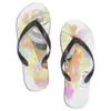 Men Designer Custom Shoes Casual Slippers Mens Mode kleurrijke open teen flip flops strand zomer dia's aangepaste foto's zijn beschikbaar