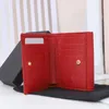 Stylish Genuine Leather Wallets Women Letter Designer Purses Ladies Envelope Purses Pouch Card Holder With Box