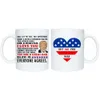 Trump 2024 Tazze Caffè Bottiglia d'acqua Ceramica Tazze da latte Tumbler regalo per le vacanze