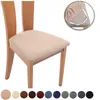 Housses de chaise housse élastique protecteur épais housse de coussin de siège extensible pour chaises de cuisine de salle à manger