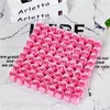 Flores decorativas Flor de sabão rosa 81pcs/1Box Wedding Decoration Head de três camadas sem simulação de base eterna 2022