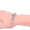 Link Bracelets Hemiston Arabesque & Colorful 12MM Bead Bracelet Impressive Selection Of Different Colour Bijoux Jewelry