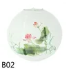 Decorazione per feste 30 cm Plum Blossom Lotus Stampato Lanterna Round Cinese di carta cinese Ottimo matrimonio Benomina a palla Lampade