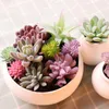 Decorative Flowers Green Artificial Succulents Plants DIY Unpotted Small Bonsai Home Garden Desktop Office Decor Table Party Decoration Fake