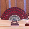 Peacock Sequins Dancing Fan Sundries Plastic Peacocks Dance Fold Fans Women Stage Performance Handheld Fans Home Decoration TH0536